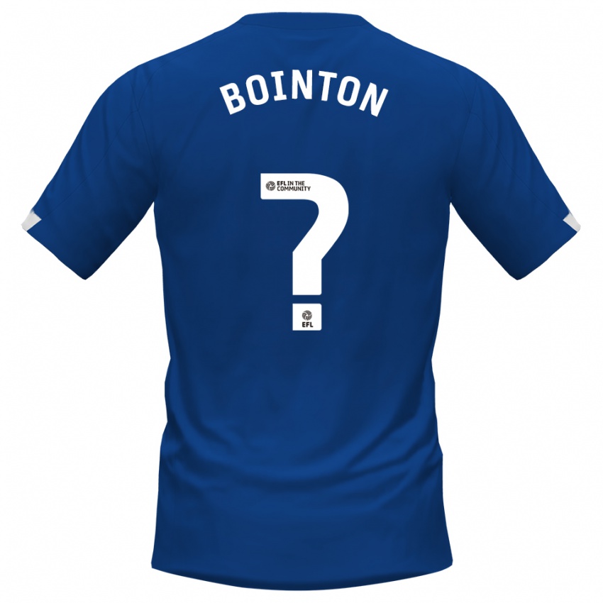 גברים Oliver Bointon #0 כחול לבן ג'רזי ביתית 2025/26 חולצה קצרה