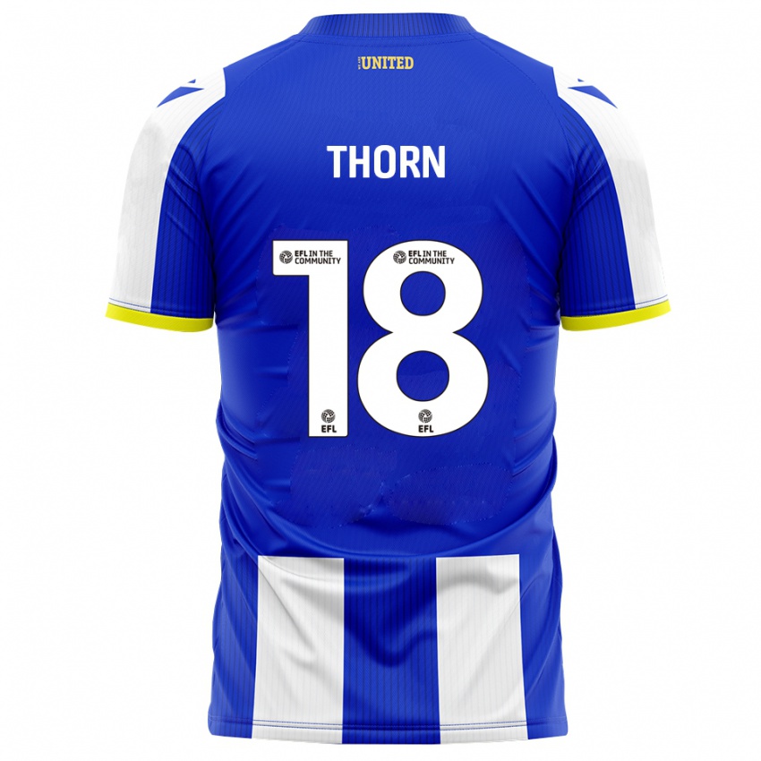 גברים אוסקר ת׳ורן #18 כחול לבן ג'רזי ביתית 2025/26 חולצה קצרה