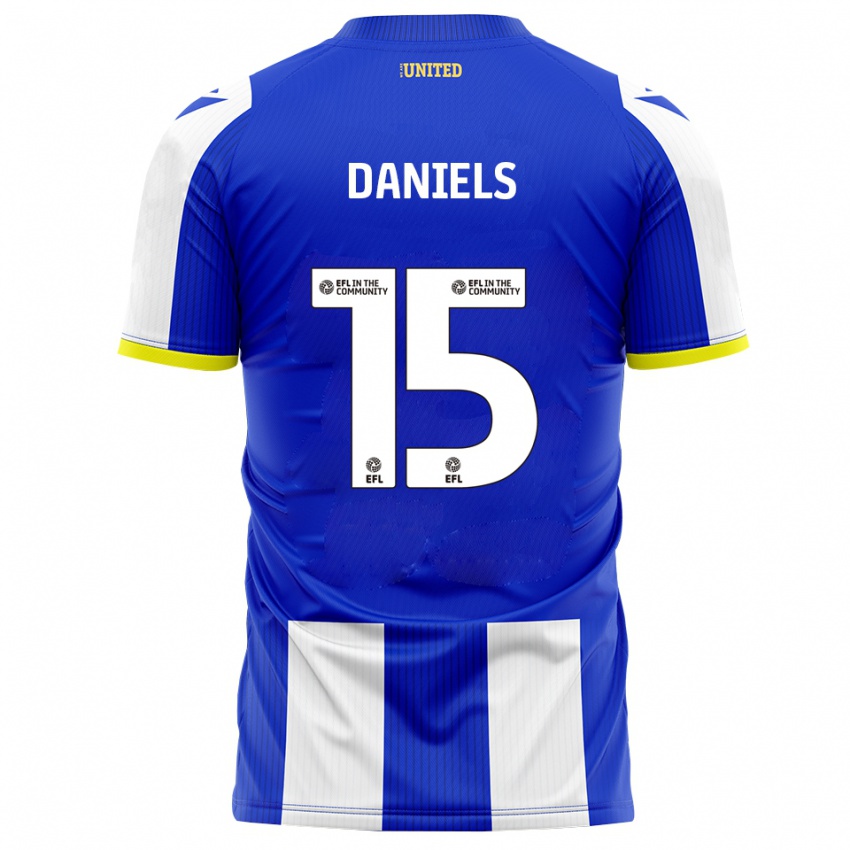 גברים Learna Daniels #15 כחול לבן ג'רזי ביתית 2025/26 חולצה קצרה