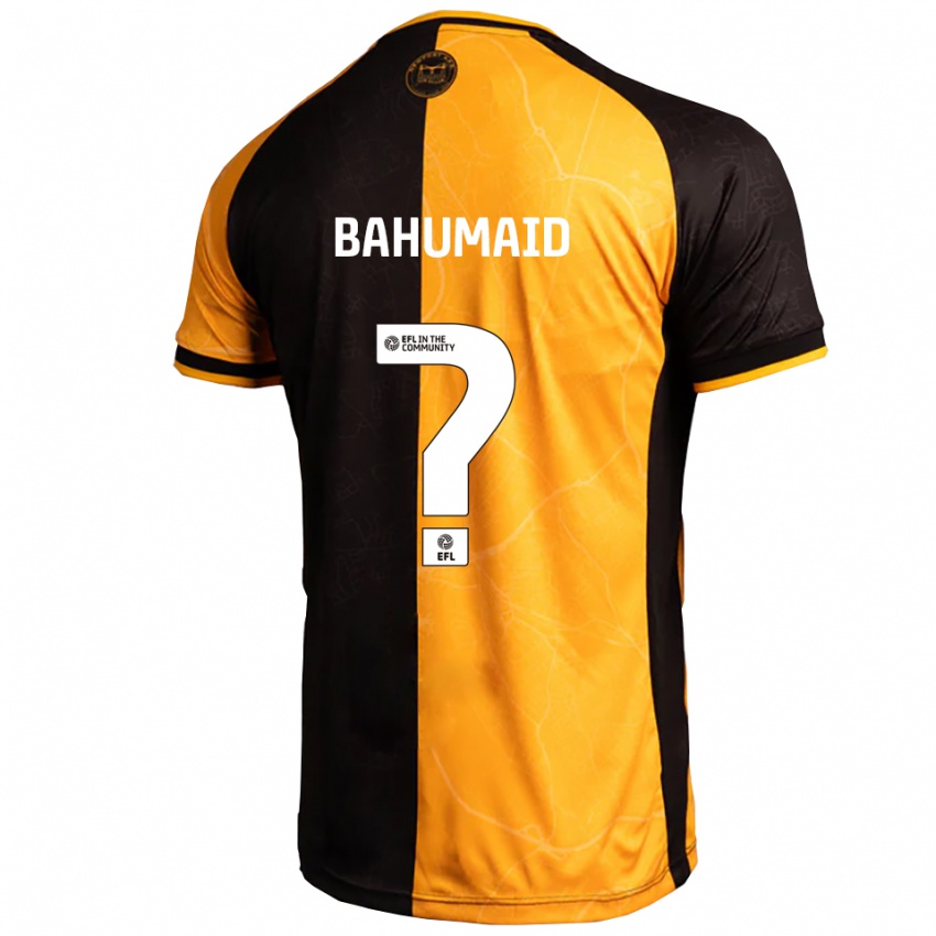 גברים Jaden Bahumaid #0 צהוב שחור ג'רזי ביתית 2025/26 חולצה קצרה