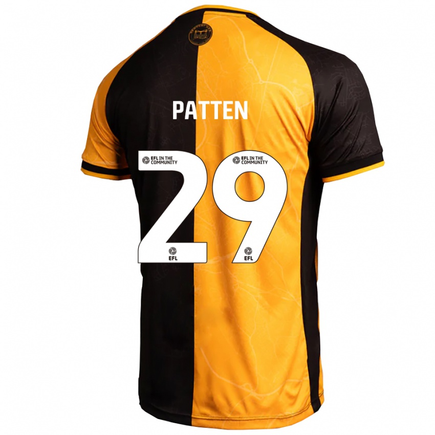 גברים קינן פטן #29 צהוב שחור ג'רזי ביתית 2025/26 חולצה קצרה
