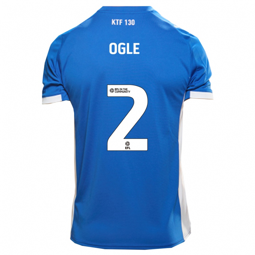 גברים רייגן אוגל #2 כחול לבן ג'רזי ביתית 2025/26 חולצה קצרה