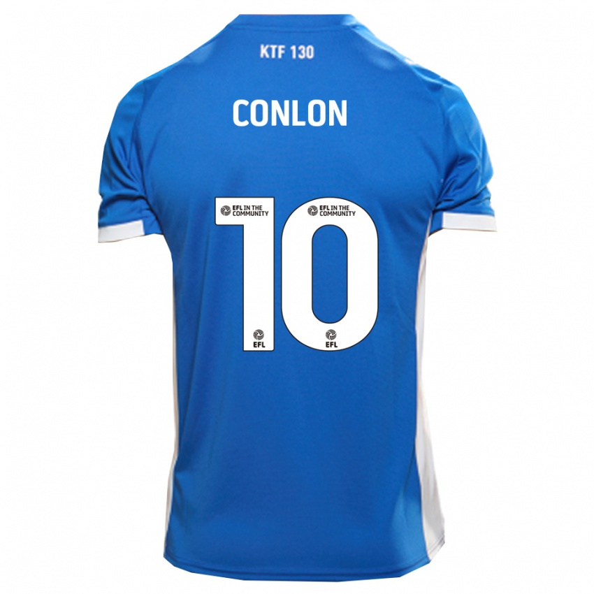 גברים טום קונלון #10 כחול לבן ג'רזי ביתית 2025/26 חולצה קצרה