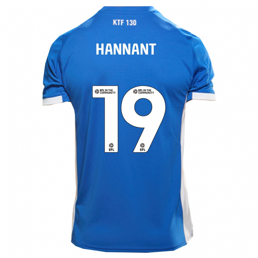 גברים לוק הנאנט #19 כחול לבן ג'רזי ביתית 2025/26 חולצה קצרה