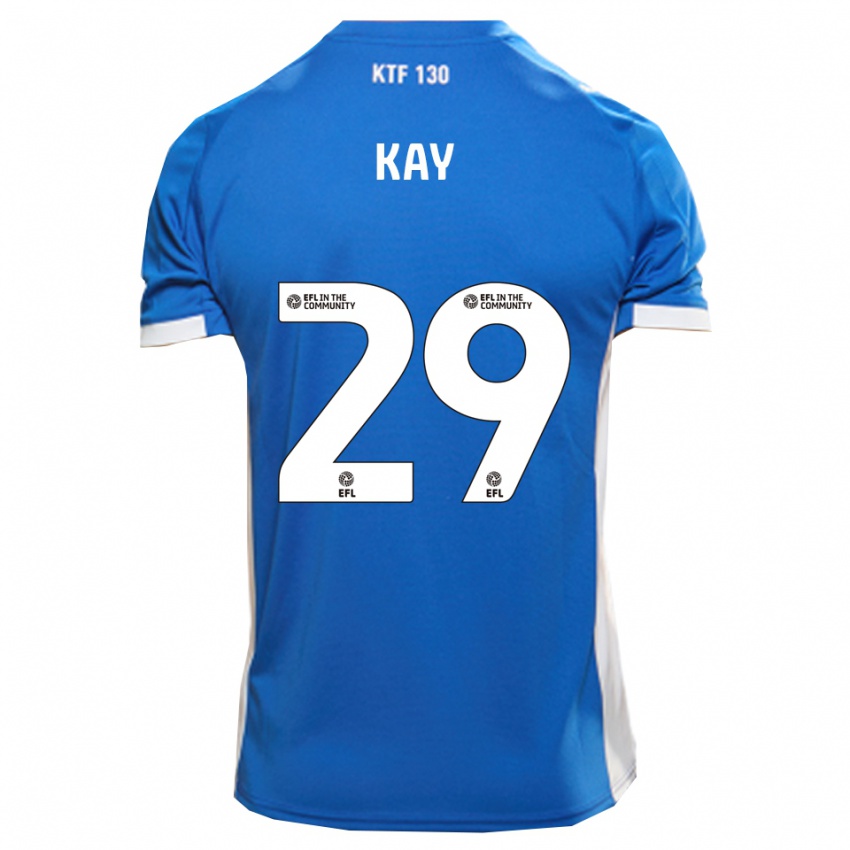 גברים ג'וש קיי #29 כחול לבן ג'רזי ביתית 2025/26 חולצה קצרה