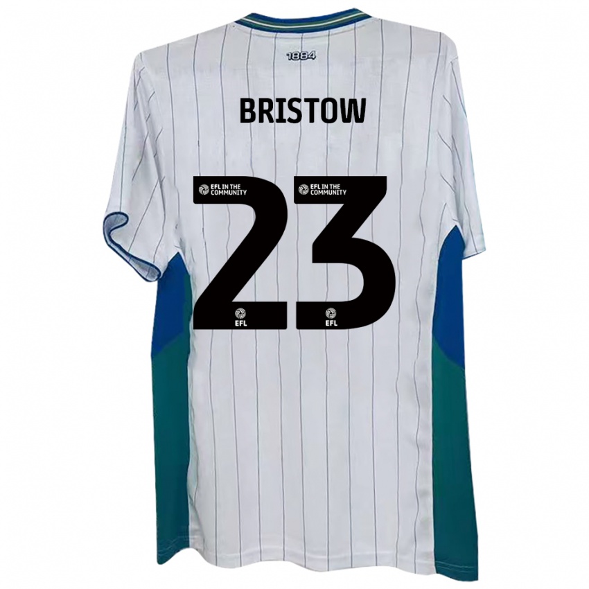 גברים אית'ן בריסטו #23 לבן ירוק כחול ג'רזי ביתית 2025/26 חולצה קצרה