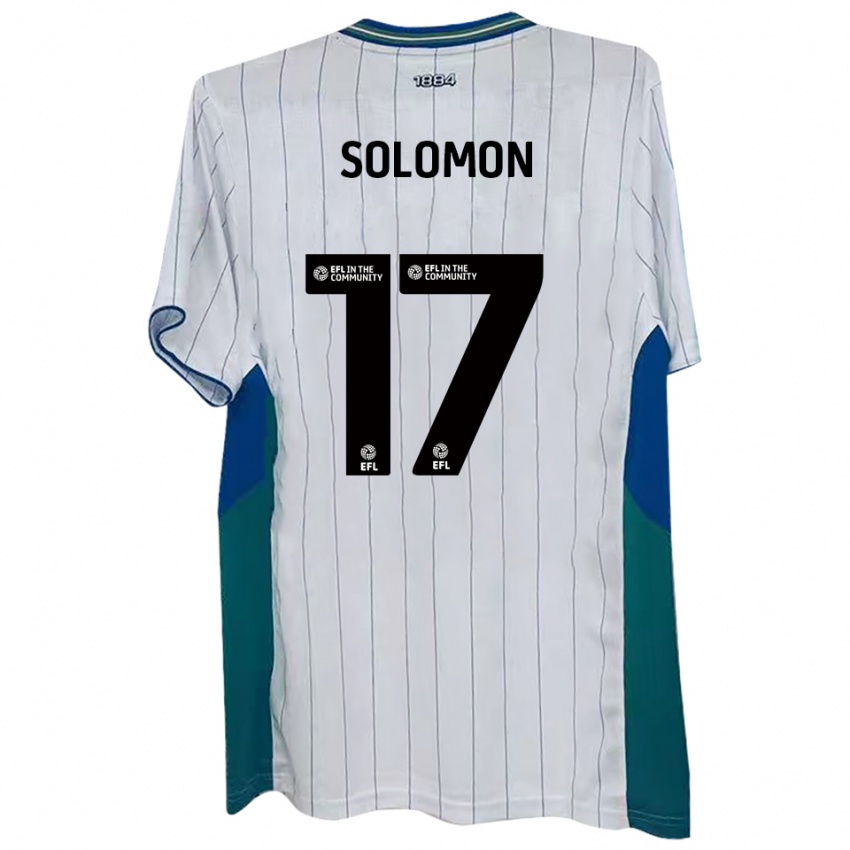 גברים סול סולומון #17 לבן ירוק כחול ג'רזי ביתית 2025/26 חולצה קצרה