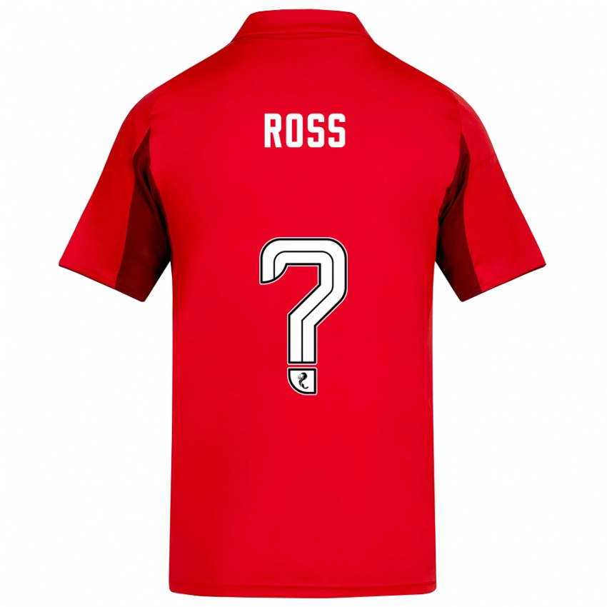 גברים Dylan Ross #0 אדום בורדו ג'רזי ביתית 2025/26 חולצה קצרה