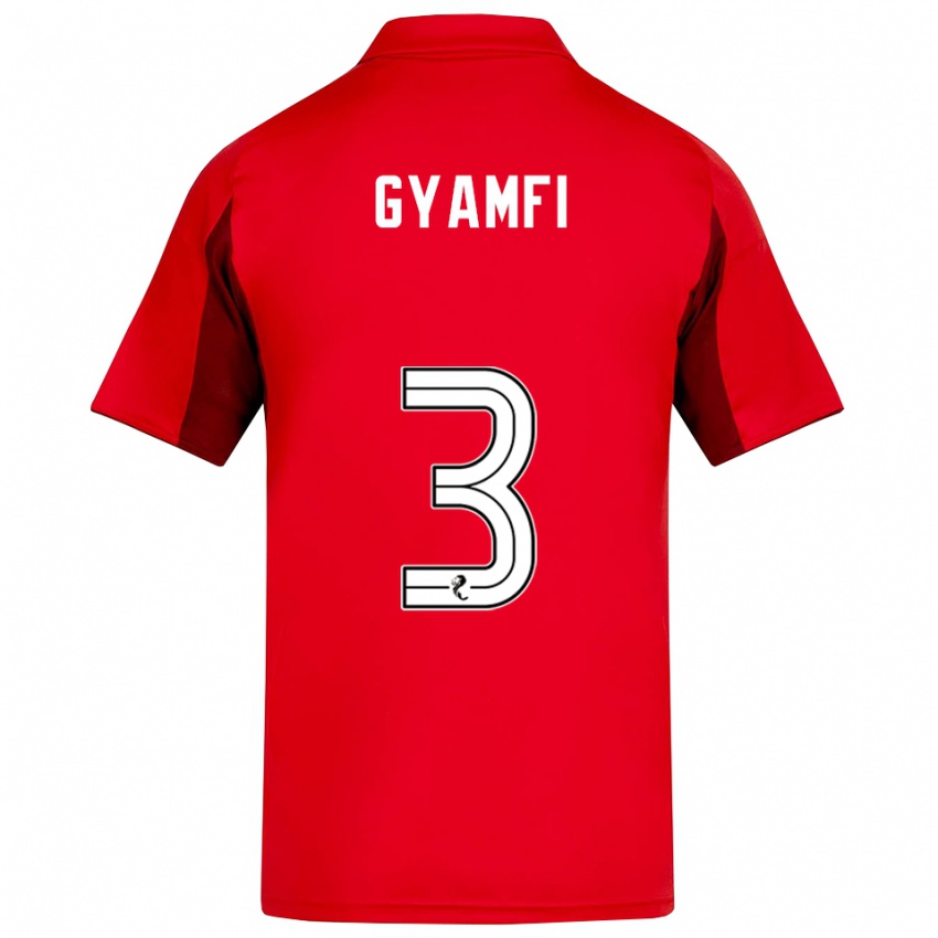 גברים עמנואל גיאמפי #3 אדום בורדו ג'רזי ביתית 2025/26 חולצה קצרה