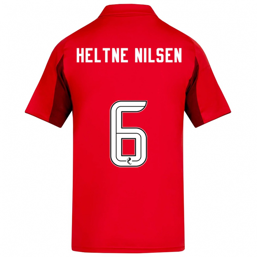 גברים סיוורט הלטנה נילסן #6 אדום בורדו ג'רזי ביתית 2025/26 חולצה קצרה