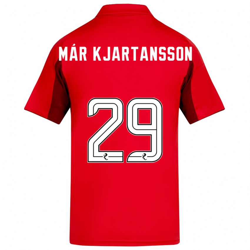 גברים קיאטן מאר קיארטנסון #29 אדום בורדו ג'רזי ביתית 2025/26 חולצה קצרה
