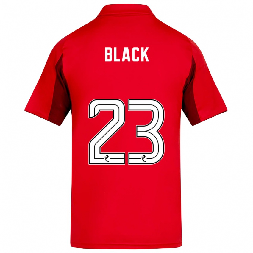 גברים Aimee Black #23 אדום בורדו ג'רזי ביתית 2025/26 חולצה קצרה