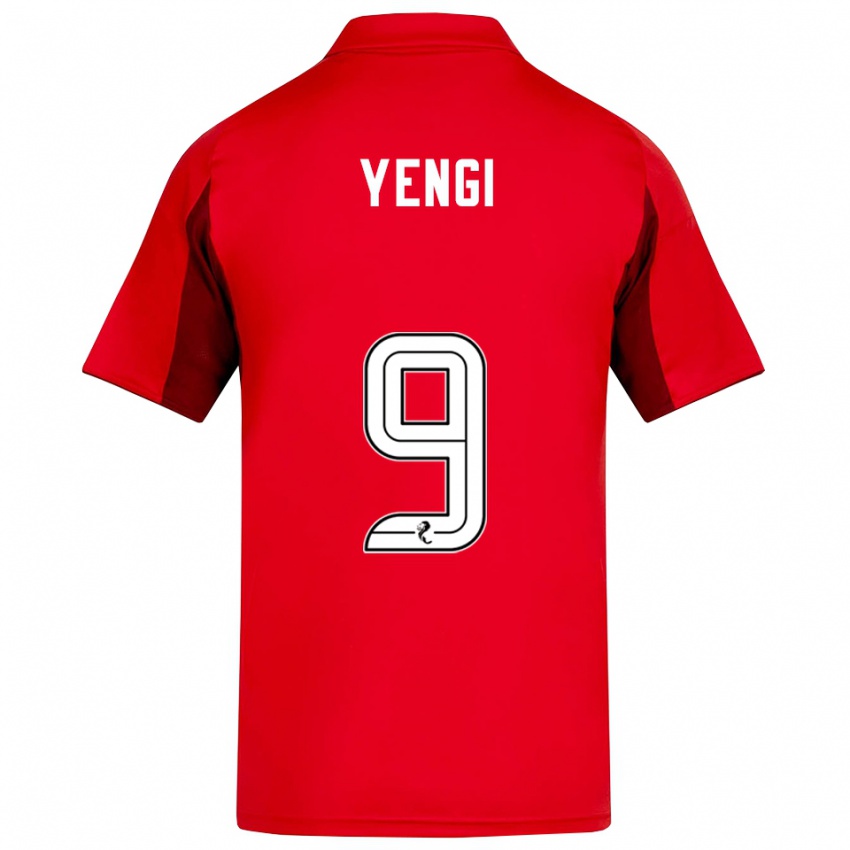 גברים קוסיני ינגי #9 אדום בורדו ג'רזי ביתית 2025/26 חולצה קצרה