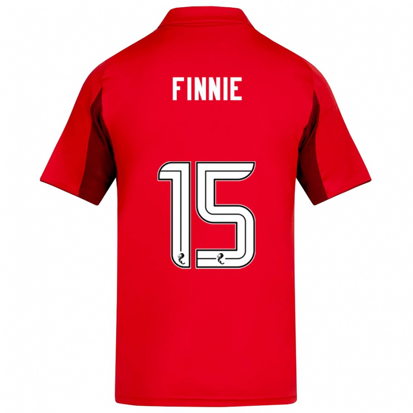 גברים מדיסון פיני #15 אדום בורדו ג'רזי ביתית 2025/26 חולצה קצרה