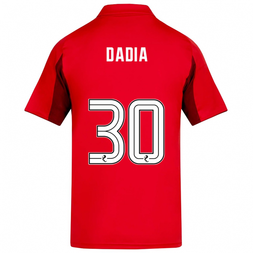 גברים אור דדיה #30 אדום בורדו ג'רזי ביתית 2025/26 חולצה קצרה