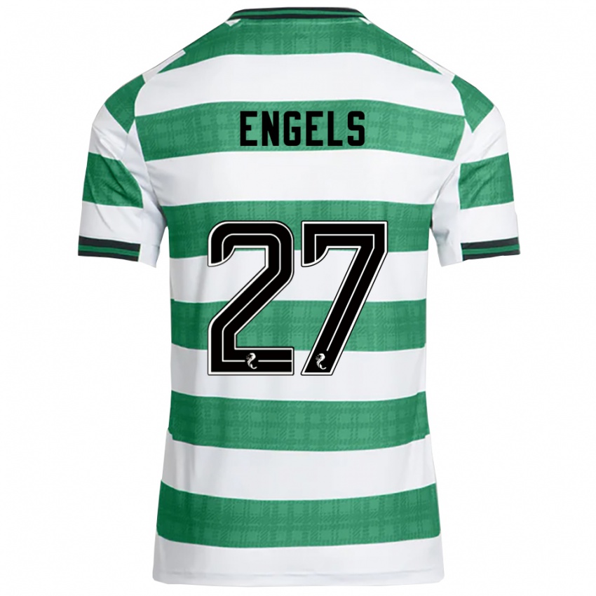 גברים ארנה אנגלס #27 ירוק לבן ג'רזי ביתית 2025/26 חולצה קצרה