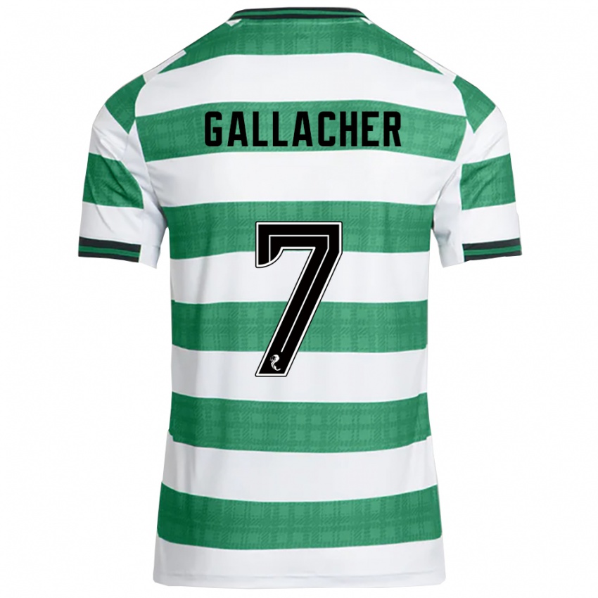 גברים איימי קתרין גלהגר #7 ירוק לבן ג'רזי ביתית 2025/26 חולצה קצרה