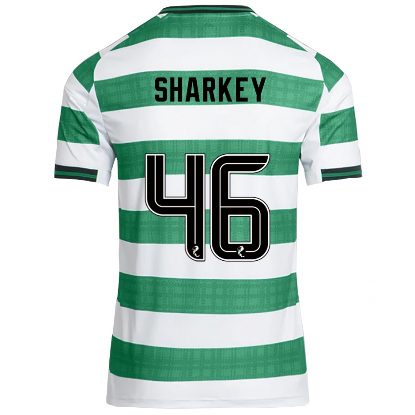 גברים איימי שארקי #46 ירוק לבן ג'רזי ביתית 2025/26 חולצה קצרה