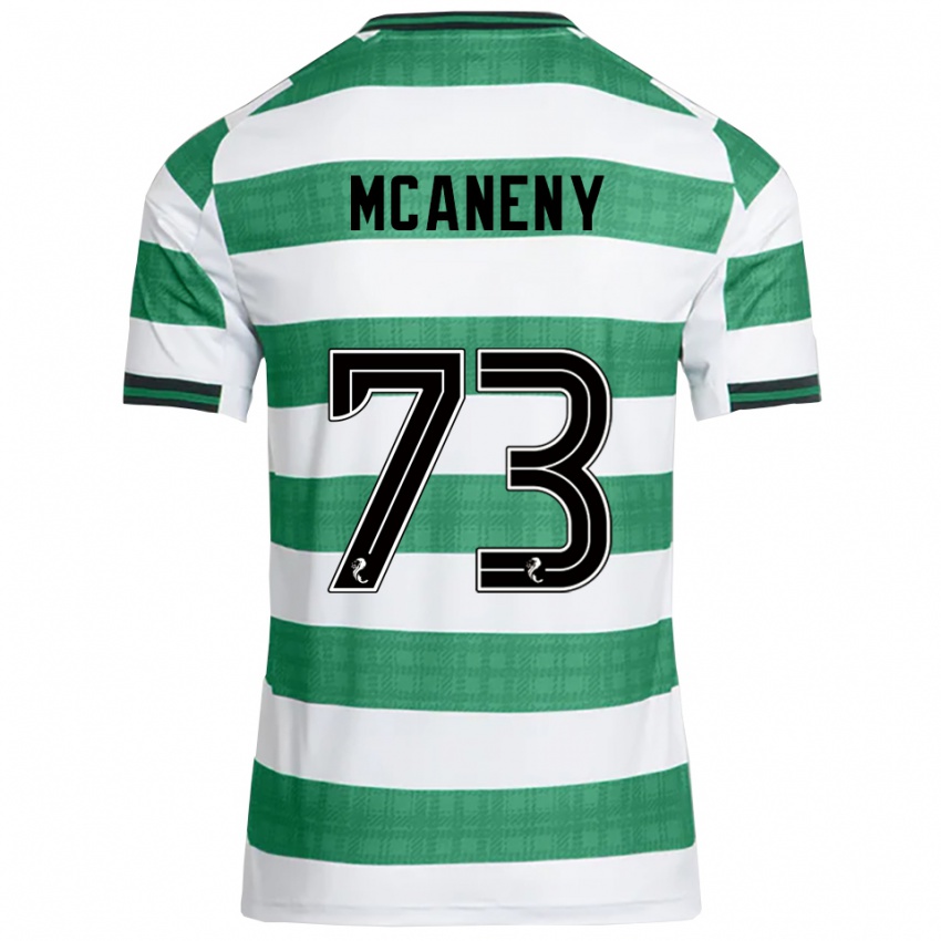 גברים מריה כריסטין מקאנני #73 ירוק לבן ג'רזי ביתית 2025/26 חולצה קצרה