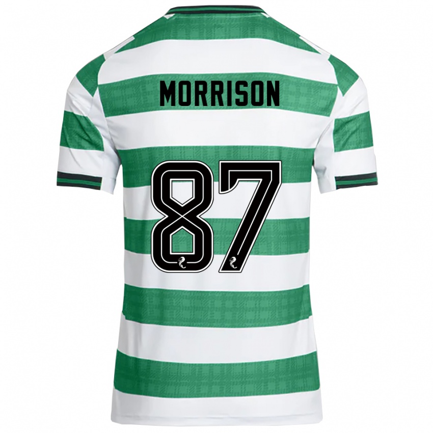 גברים לני אגבייר #87 ירוק לבן ג'רזי ביתית 2025/26 חולצה קצרה