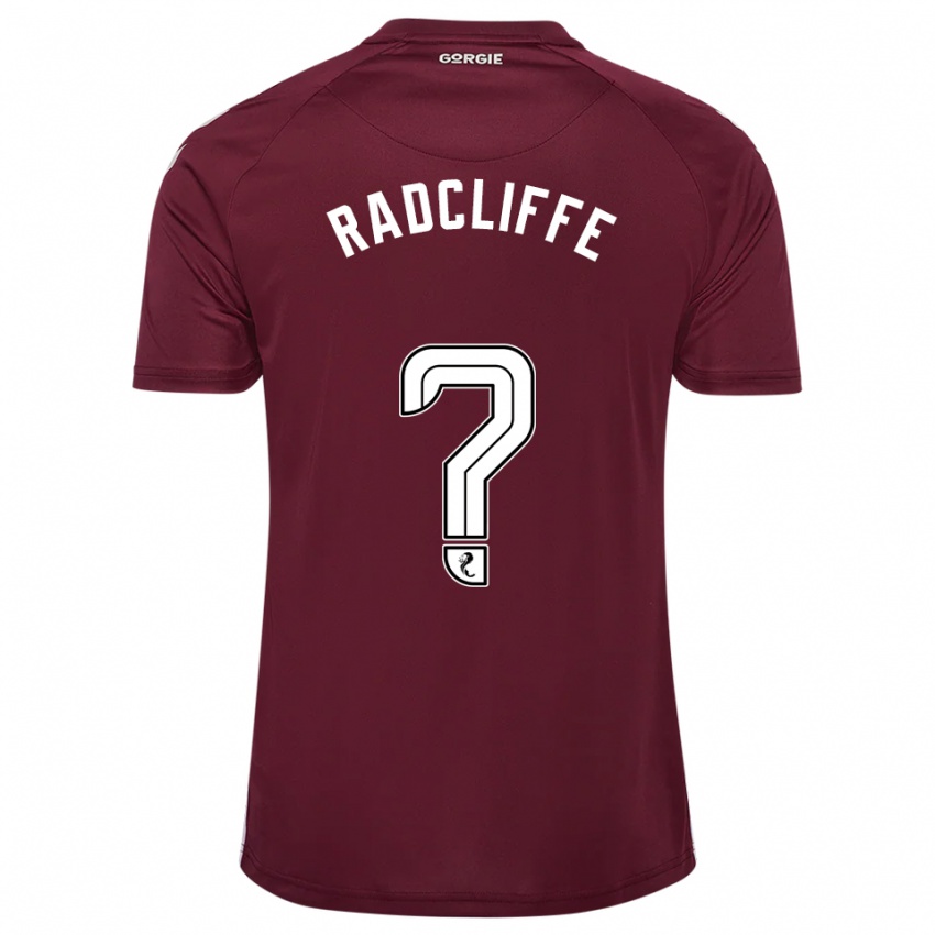 גברים Josh Radcliffe #0 בורדו לבן ג'רזי ביתית 2025/26 חולצה קצרה