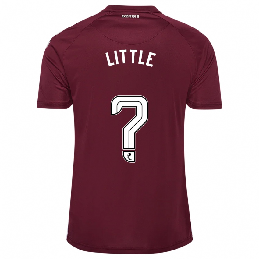 גברים Conlan Little #0 בורדו לבן ג'רזי ביתית 2025/26 חולצה קצרה