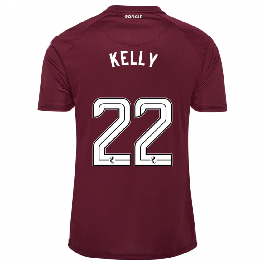 גברים Ryan Kelly #22 בורדו לבן ג'רזי ביתית 2025/26 חולצה קצרה