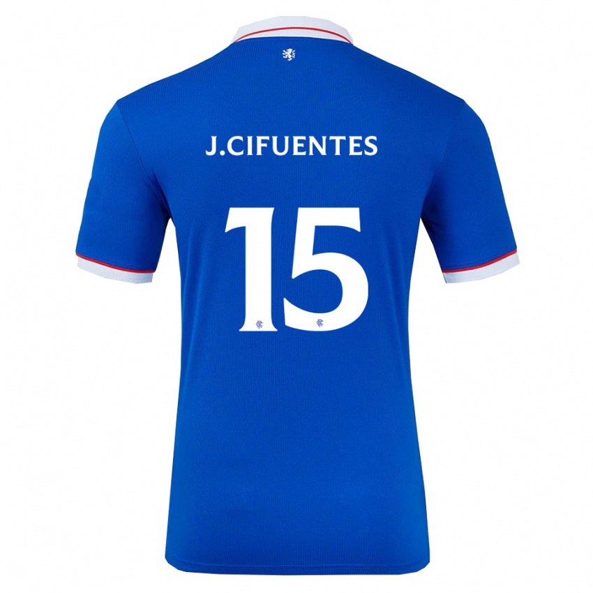 גברים חוסה סיפואנטס #15 כחול לבן ג'רזי ביתית 2025/26 חולצה קצרה