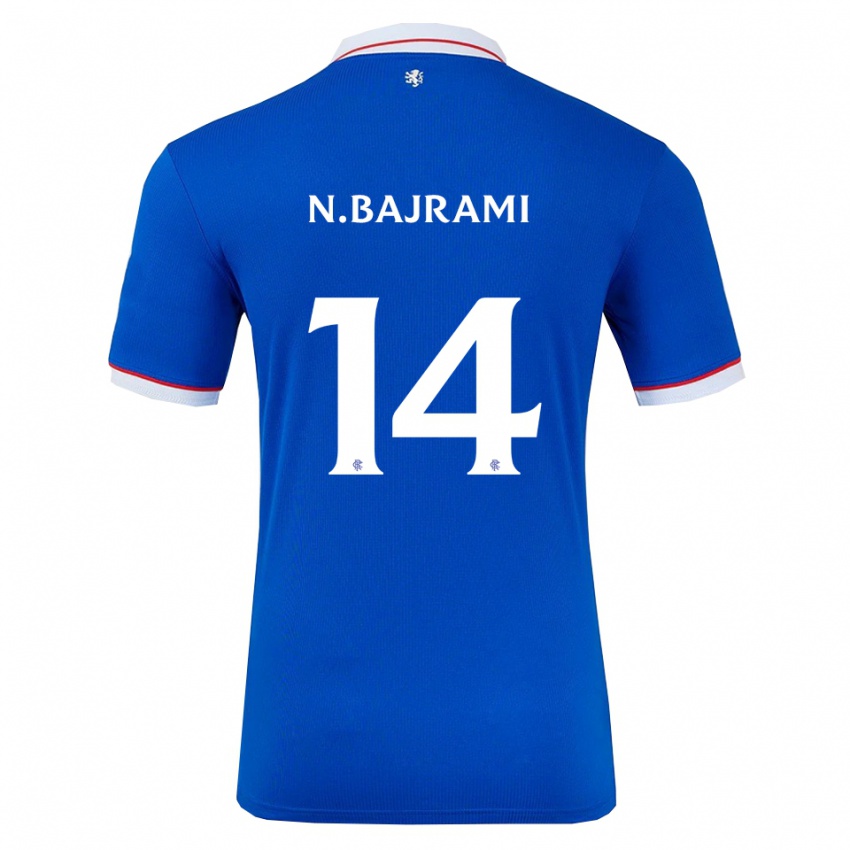 גברים נדים באירמי #14 כחול לבן ג'רזי ביתית 2025/26 חולצה קצרה