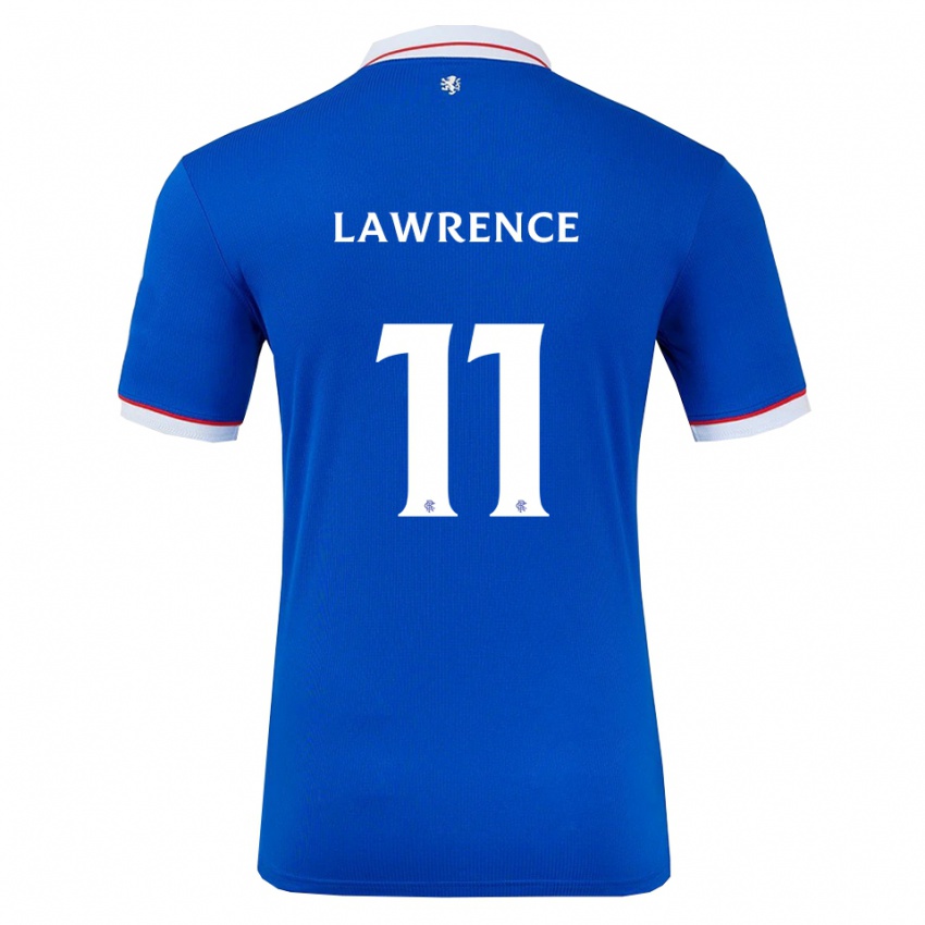 גברים טום לורנס #11 כחול לבן ג'רזי ביתית 2025/26 חולצה קצרה