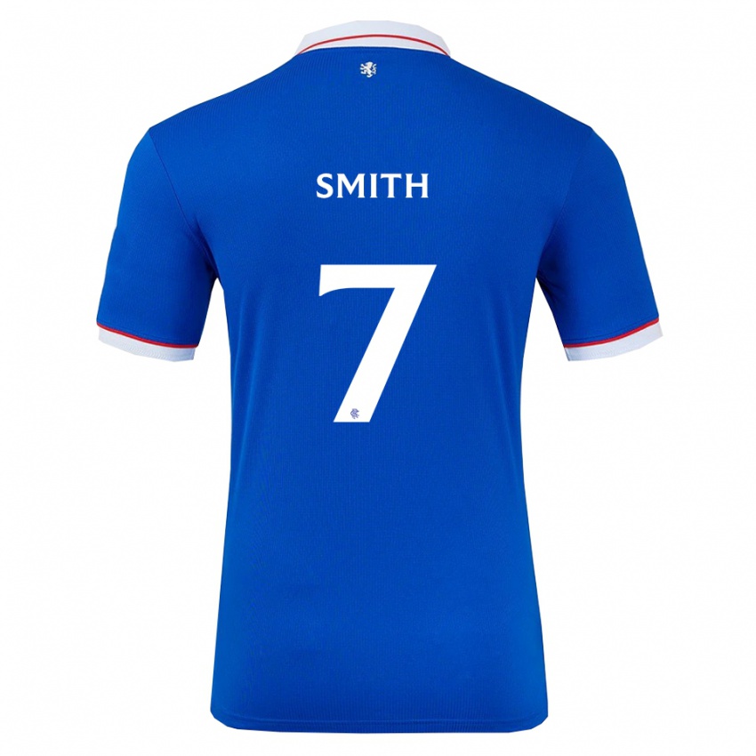 גברים Alexander Smith #7 כחול לבן ג'רזי ביתית 2025/26 חולצה קצרה