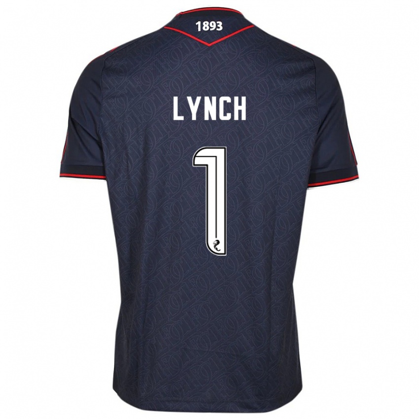 גברים רוריד לינץ' #1 כחול נייבי לבן ג'רזי ביתית 2025/26 חולצה קצרה