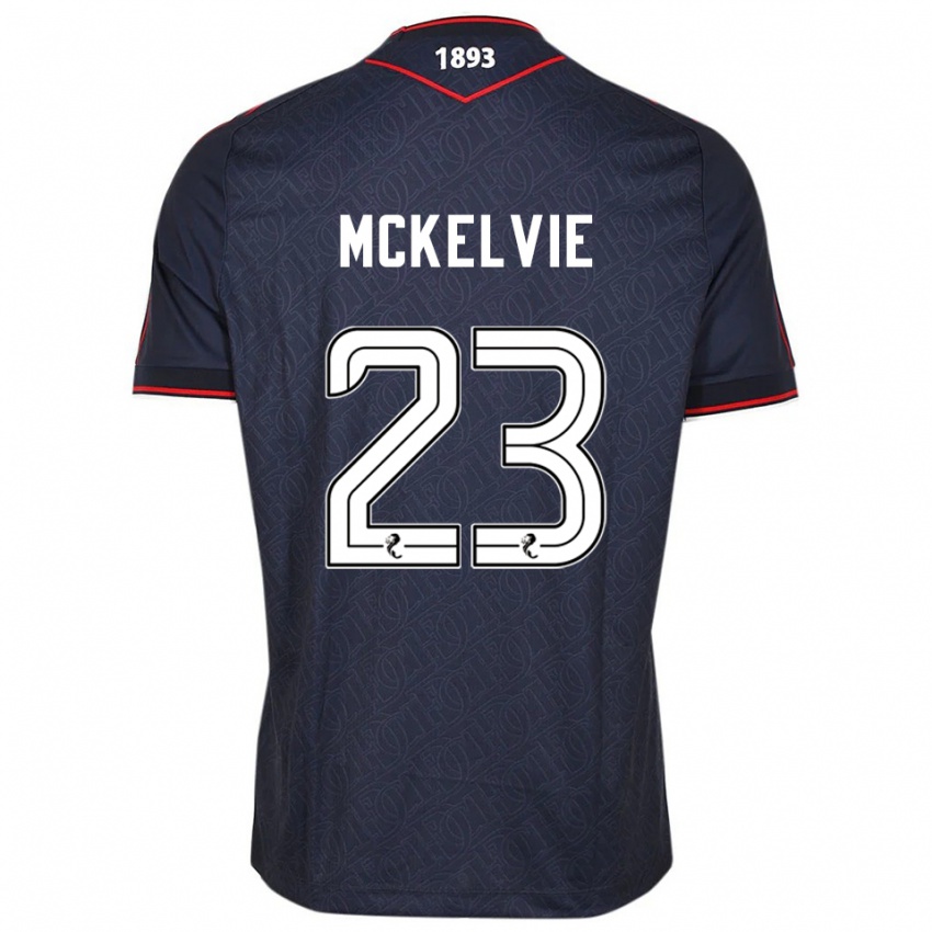 גברים Lewis Mckelvie #23 כחול נייבי לבן ג'רזי ביתית 2025/26 חולצה קצרה