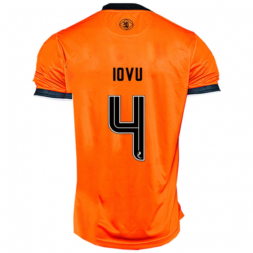 גברים יורי יובו #4 כתום שחור ג'רזי ביתית 2025/26 חולצה קצרה