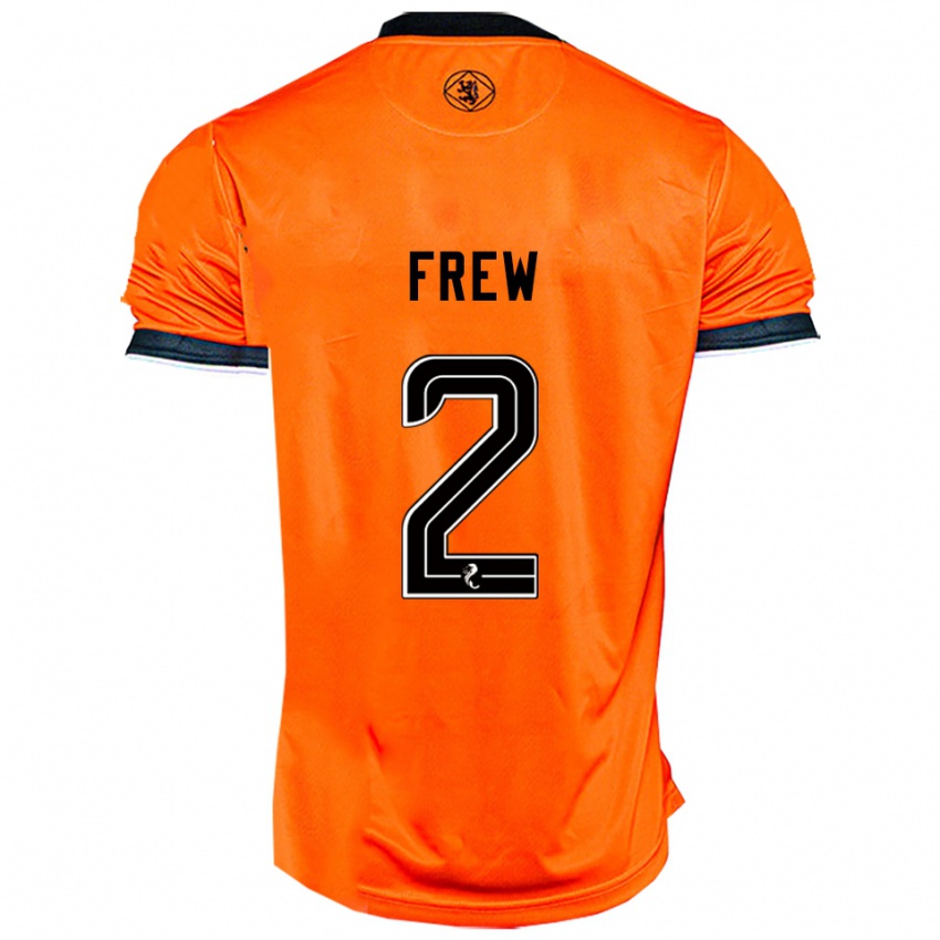 גברים קייטי לו פרו #2 כתום שחור ג'רזי ביתית 2025/26 חולצה קצרה