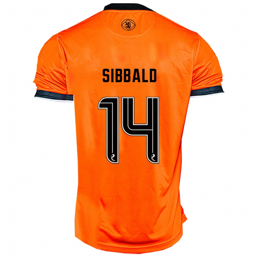 גברים קרייג סיבאלד #14 כתום שחור ג'רזי ביתית 2025/26 חולצה קצרה