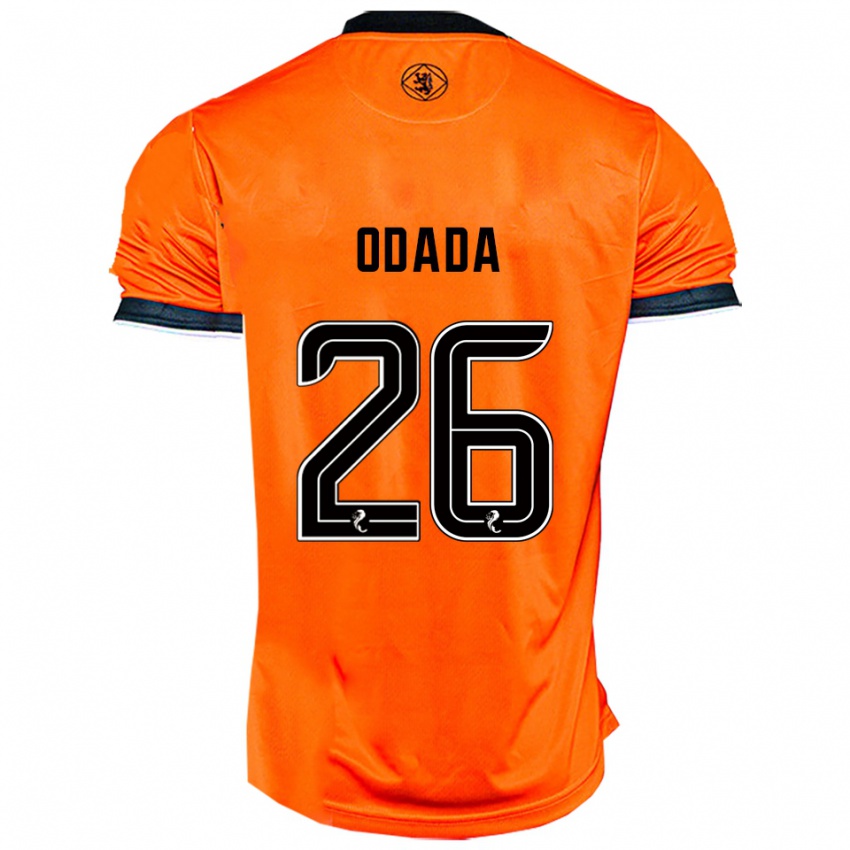 גברים ריצ'רד אודאדה #26 כתום שחור ג'רזי ביתית 2025/26 חולצה קצרה
