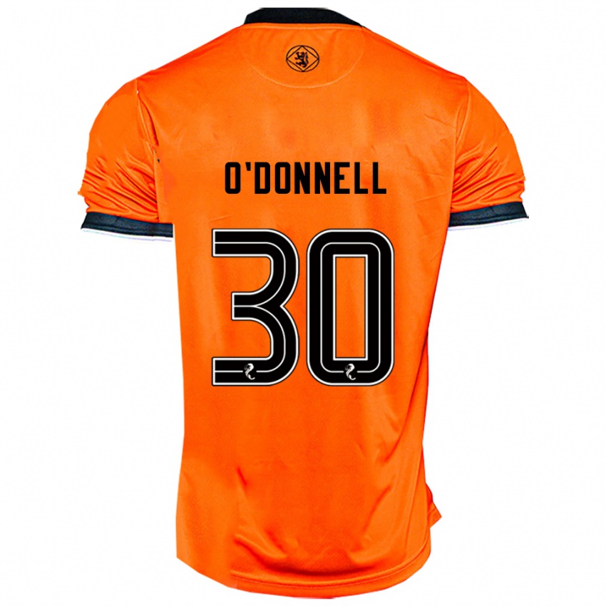 גברים לואיס אודונל #30 כתום שחור ג'רזי ביתית 2025/26 חולצה קצרה