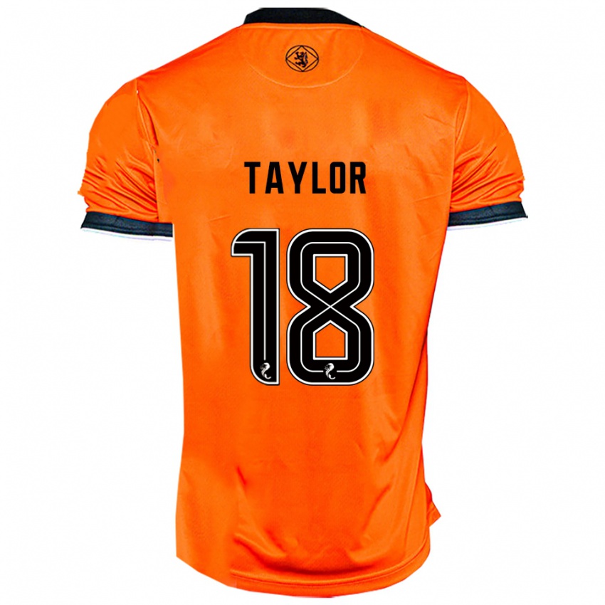 גברים Amy Taylor #18 כתום שחור ג'רזי ביתית 2025/26 חולצה קצרה