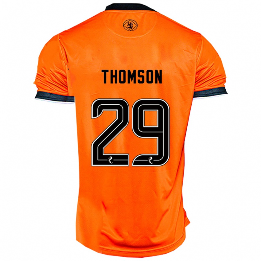 גברים Miller Thomson #29 כתום שחור ג'רזי ביתית 2025/26 חולצה קצרה