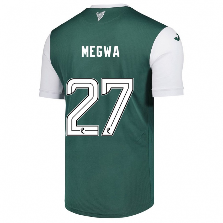 גברים קנאיו מגווה #27 ירוק לבן ג'רזי ביתית 2025/26 חולצה קצרה