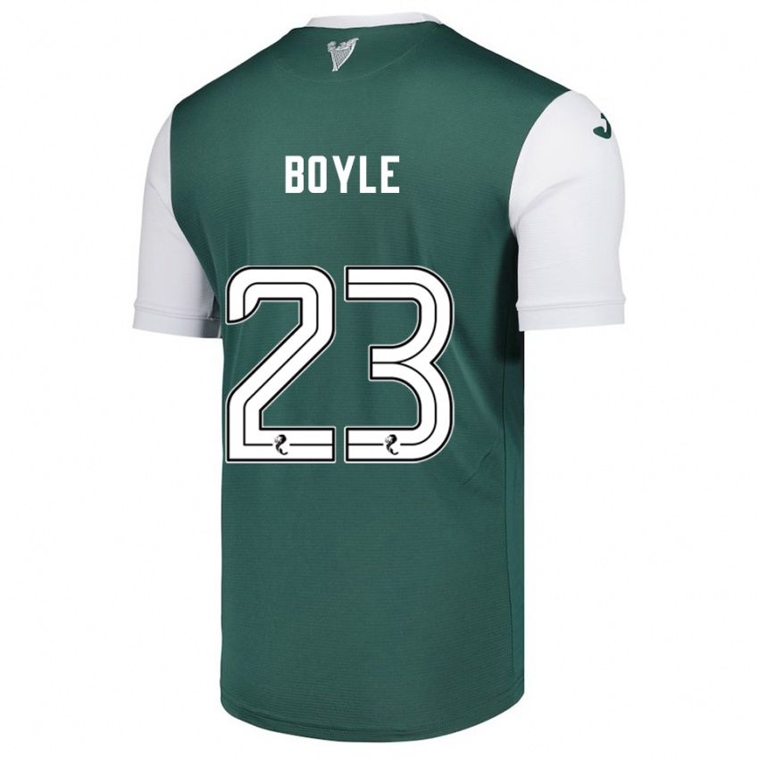 גברים רייצ'ל בויל #23 ירוק לבן ג'רזי ביתית 2025/26 חולצה קצרה