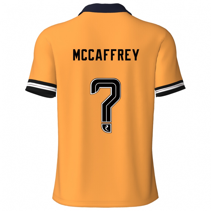 גברים Matthew Mccaffrey #0 צהוב שחור ג'רזי ביתית 2025/26 חולצה קצרה