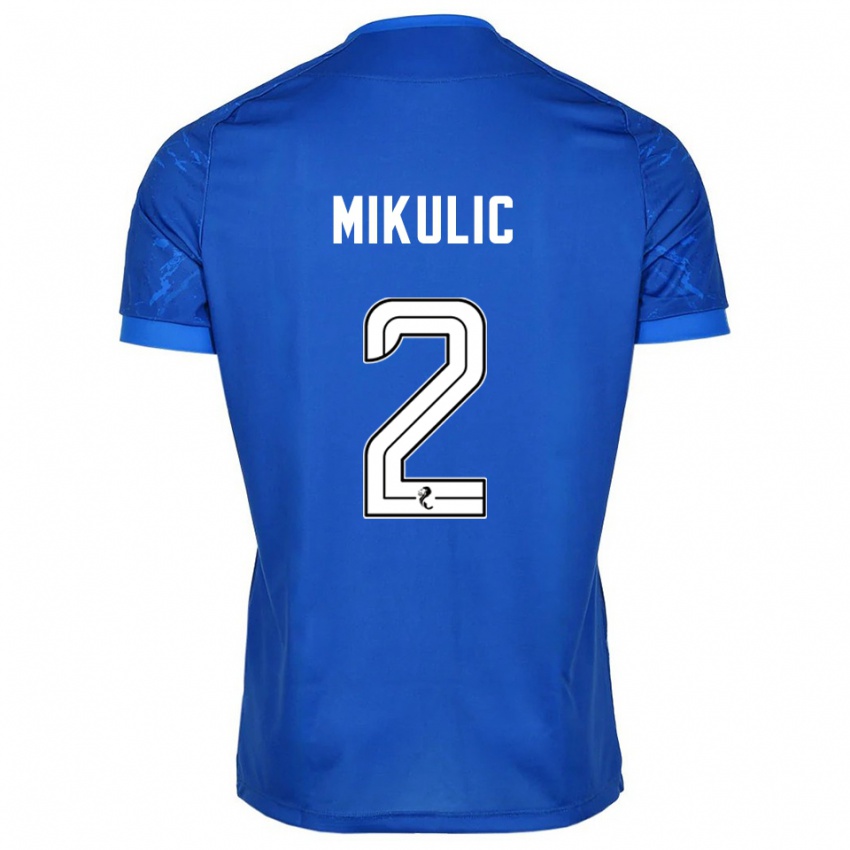 גברים בוז׳ו מיקוליץ׳ #2 כחול לבן ג'רזי ביתית 2025/26 חולצה קצרה