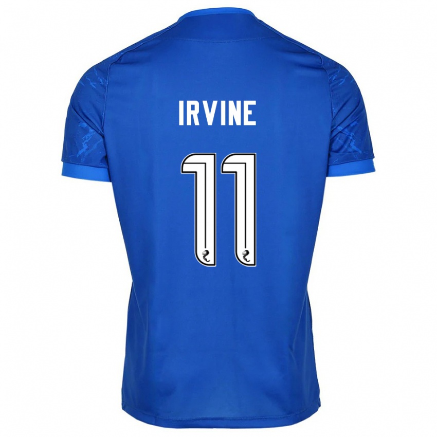 גברים Niamh Irvine #11 כחול לבן ג'רזי ביתית 2025/26 חולצה קצרה
