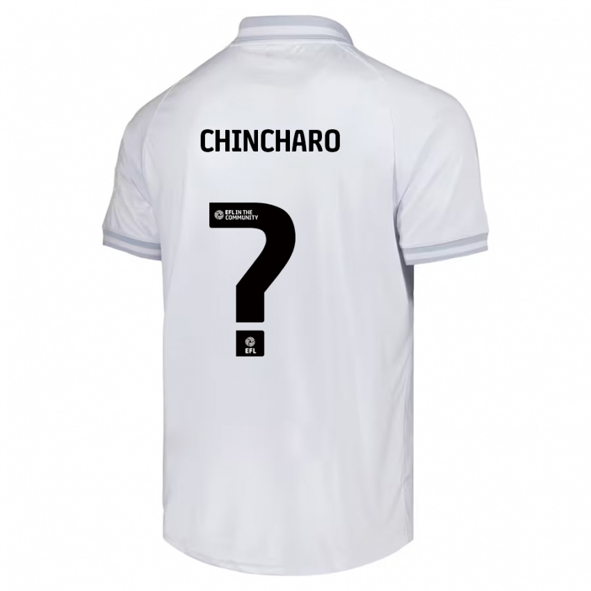 גברים Victoria Chincharo #0 לבן אפור שחור הרחק ג'רזי 2025/26 חולצה קצרה