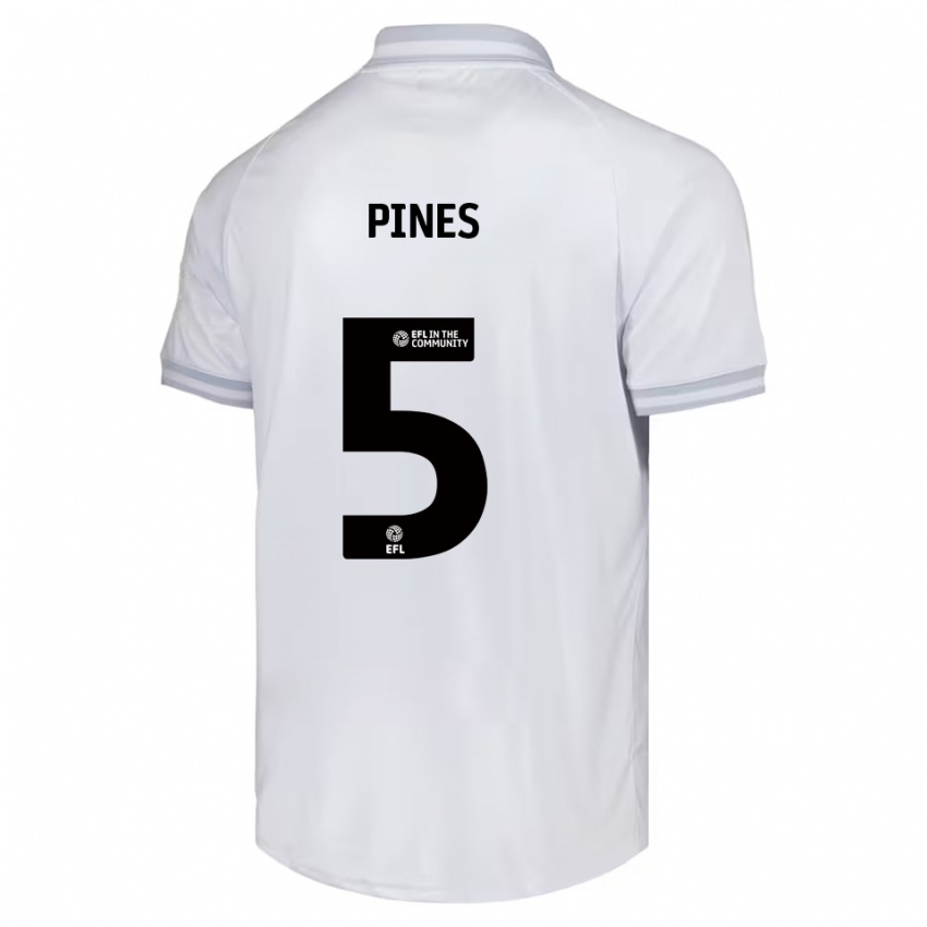 גברים דונובן פינס #5 לבן אפור שחור הרחק ג'רזי 2025/26 חולצה קצרה