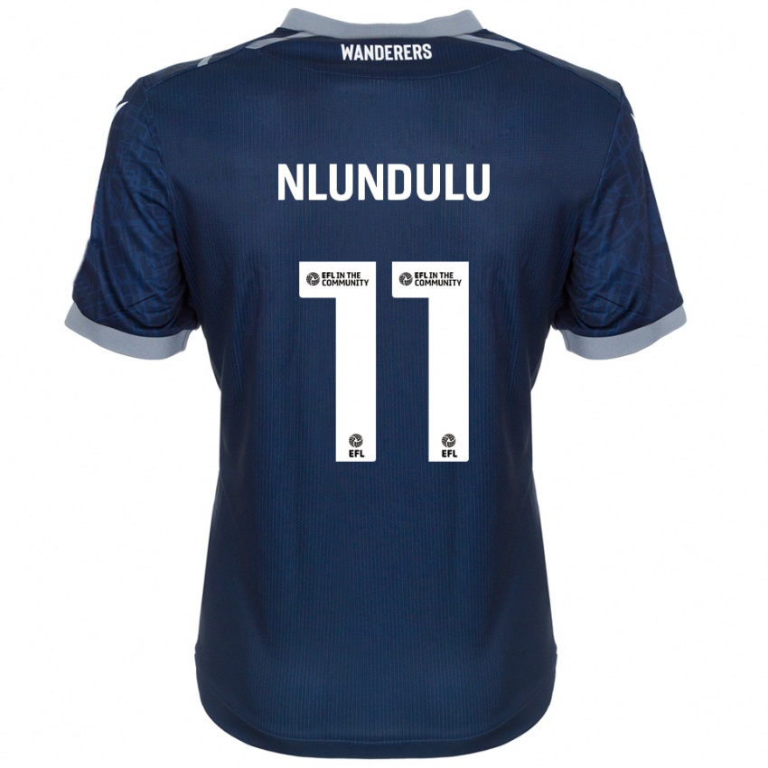 גברים Dan Nlundulu #11 כחול נייבי אפור הרחק ג'רזי 2025/26 חולצה קצרה