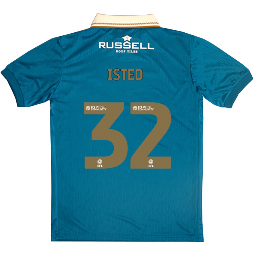 גברים ארי איסטד #32 תכלת לבן הרחק ג'רזי 2025/26 חולצה קצרה