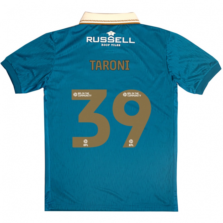 גברים Josh Taroni #39 תכלת לבן הרחק ג'רזי 2025/26 חולצה קצרה